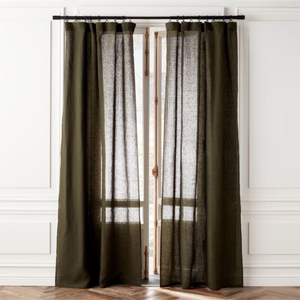 Elegant Olive Green Curtains